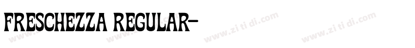 Freschezza Regular字体转换 Freschezza Regular字体转换